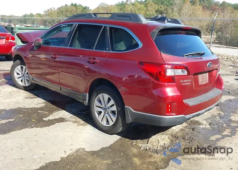 2017 Subaru Outback 2.5I Premium z USA, uszkodzony, nr VIN 4S4BSAHC3H3328025